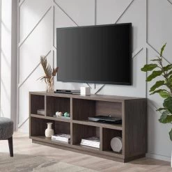 Wholesale 🔔 Bowman 58 in. Alder Brown TV Stand Fits TV's up to 65 in. by Meyer&Cross 🥰 -Outlet Camden Isle Store alder brown meyer cross tv stands tv1407 31 1000