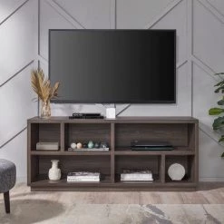 Wholesale 🔔 Bowman 58 in. Alder Brown TV Stand Fits TV's up to 65 in. by Meyer&Cross 🥰 -Outlet Camden Isle Store alder brown meyer cross tv stands tv1407 c3 1000