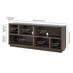 Wholesale 🔔 Bowman 58 in. Alder Brown TV Stand Fits TV's up to 65 in. by Meyer&Cross 🥰 -Outlet Camden Isle Store alder brown meyer cross tv stands tv1407 fa 1000