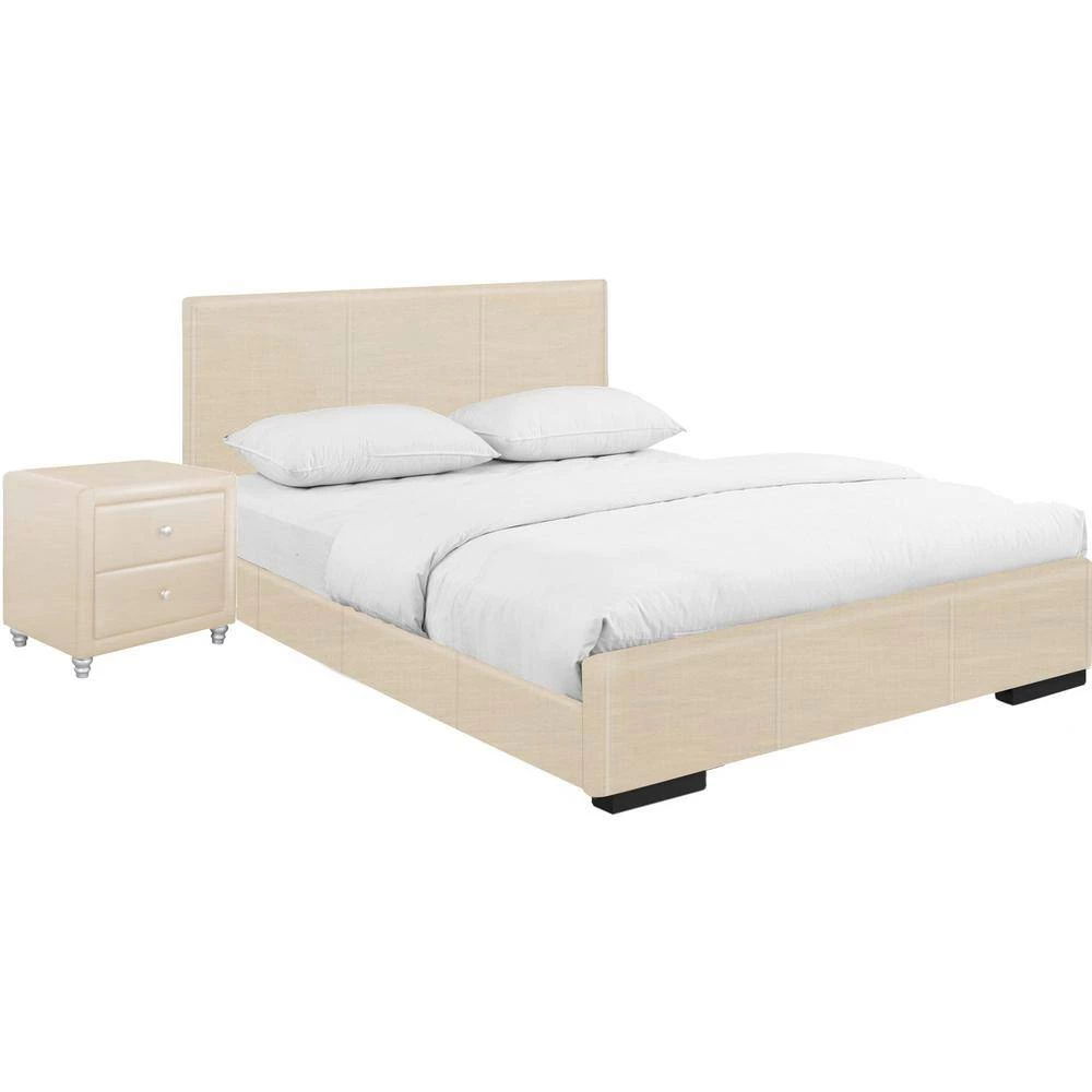Cheap ๐ Hindes 80.5 in. 2-Piece Beige Twin Bedroom Set by Camden Isle ๐ฏ 4 Cheap ๐ Hindes 80.5 in. 2-Piece Beige Twin Bedroom Set by Camden Isle ๐ฏ - Image 2