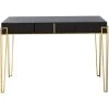 Best Pirce 😉 Daria 48 in. Black Rectangle Mirrored Glass Console Table with Drawers by Camden Isle 💯 -Outlet Camden Isle Store black camden isle console tables 86457 64 1000