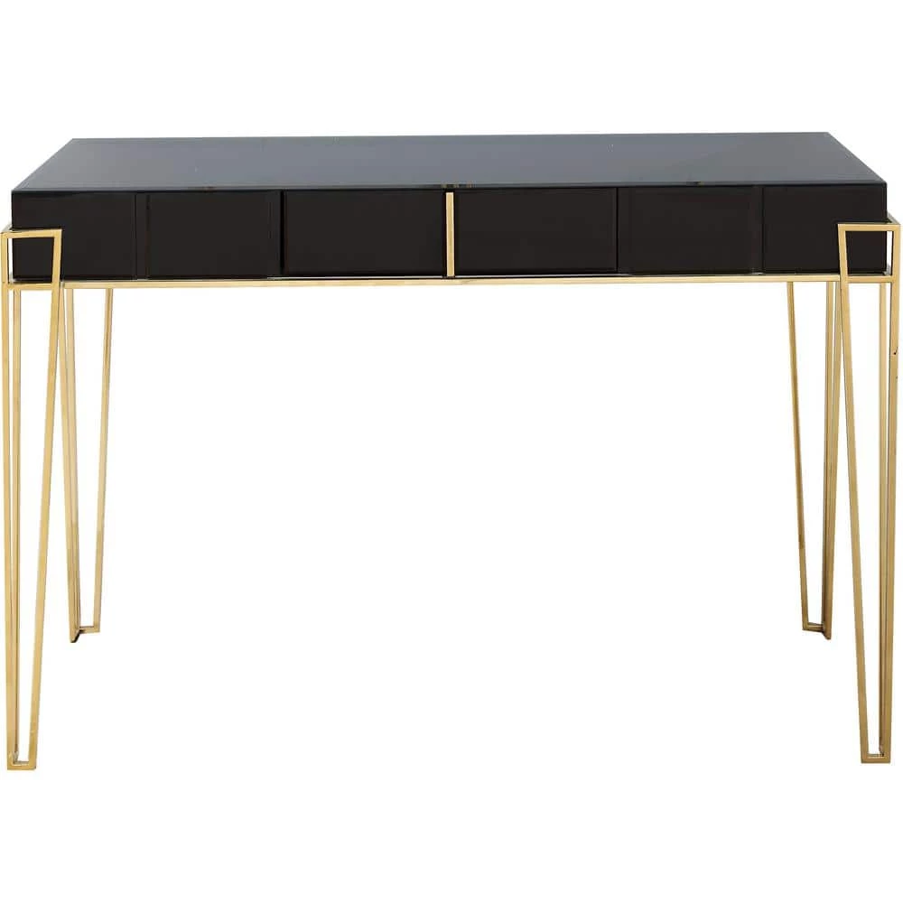 Best Pirce ๐ Daria 48 in. Black Rectangle Mirrored Glass Console Table with Drawers by Camden Isle ๐ฏ 2 Best Pirce ๐ Daria 48 in. Black Rectangle Mirrored Glass Console Table with Drawers by Camden Isle ๐ฏ