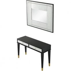 Buy ❤️ Makalu 16 in. Black Rectangular Wood Console Table with Mirror by Camden Isle 🛒 12 Buy ❤️ Makalu 16 in. Black Rectangular Wood Console Table with Mirror by Camden Isle 🛒 -Outlet Camden Isle Store black camden isle console tables 86633 c3 1000