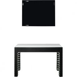 Best Pirce 🛒 Waves 14 in. Black Rectangular Glass Console Table with Mirror by Camden Isle ⌛ 13 Best Pirce 🛒 Waves 14 in. Black Rectangular Glass Console Table with Mirror by Camden Isle ⌛ -Outlet Camden Isle Store black camden isle console tables 86641 4f 1000