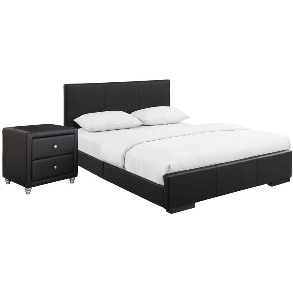 Brand new ๐ฏ Hindes 2-Piece Black King Platform Bedroom Set by Camden Isle ๐ 3 Brand new ๐ฏ Hindes 2-Piece Black King Platform Bedroom Set by Camden Isle ๐