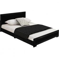 Promo ✨ Trent 82.3 in. Black Queen Platform Bed by Camden Isle 🥰