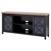 Wholesale 😍 Clementine 68 in. Black Grain and Golden Brown TV Stand Fits TV's up to 65 in. by Meyer&Cross 😉 -Outlet Camden Isle Store black grain golden brown meyer cross tv stands tv1392 64 1000