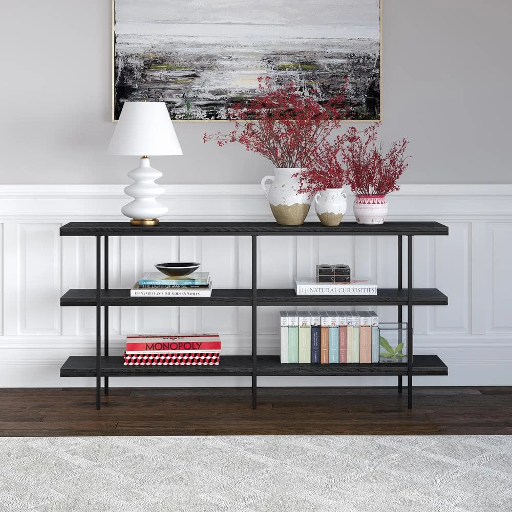 Cheap ๐ Harper 64 in. Black Grain Rectangle Console Table by Meyer&Cross ๐ 11 Cheap ๐ Harper 64 in. Black Grain Rectangle Console Table by Meyer&Cross ๐ - Image 9