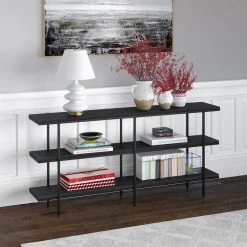 Cheap ๐ Harper 64 in. Black Grain Rectangle Console Table by Meyer&Cross ๐ 14 Cheap ๐ Harper 64 in. Black Grain Rectangle Console Table by Meyer&Cross ๐ -Outlet Camden Isle Store black grain meyer cross console tables at1341 c3 1000