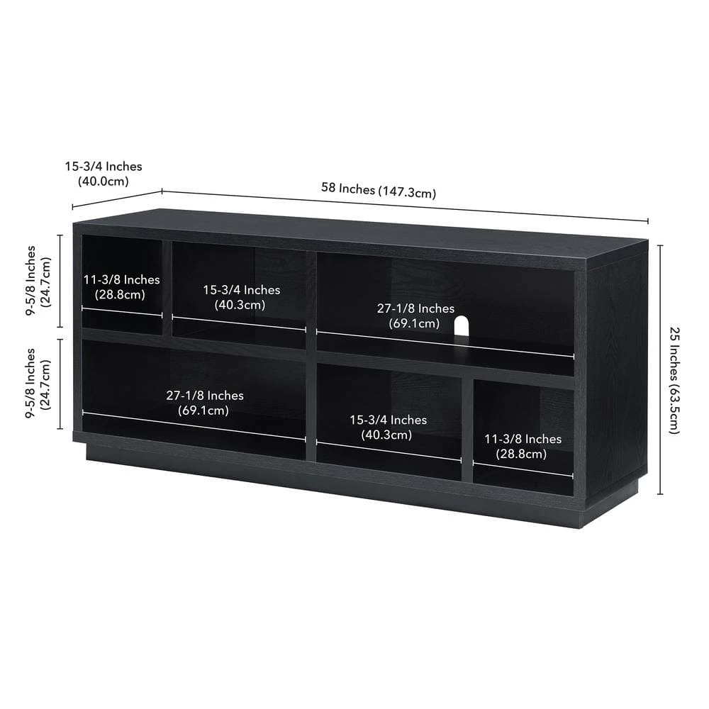 Brand new ๐ Bowman 58 in. Black Grain TV Stand by Meyer&Cross ๐ฅ 7 Brand new ๐ Bowman 58 in. Black Grain TV Stand by Meyer&Cross ๐ฅ - Image 5