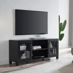 Hot Sale 👍 Quincy 58 in. Black Grain TV Stand Fits TV's up to 65 in. by Meyer&Cross 🥰 14 Hot Sale 👍 Quincy 58 in. Black Grain TV Stand Fits TV's up to 65 in. by Meyer&Cross 🥰 -Outlet Camden Isle Store black grain meyer cross tv stands tv1363 77 1000