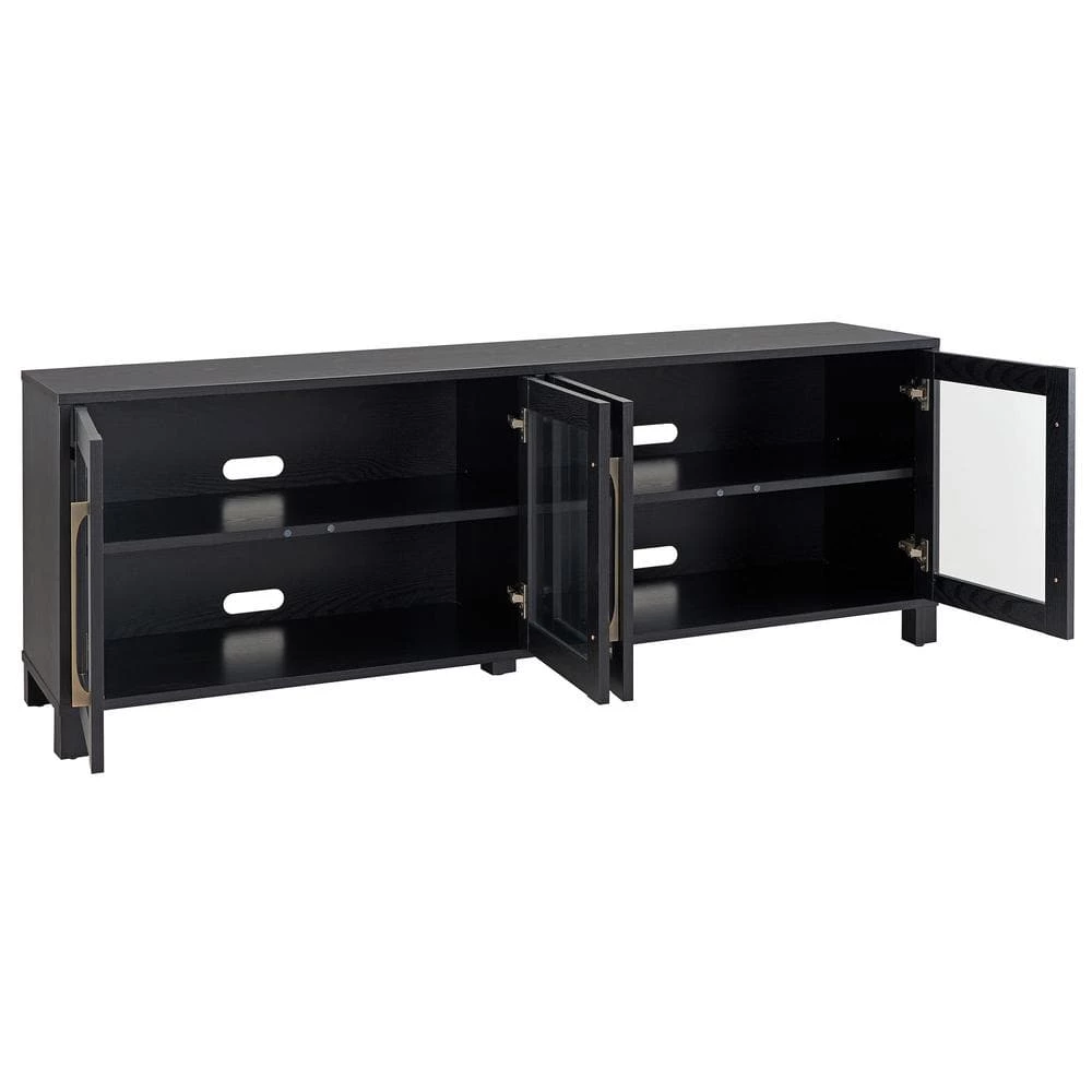 Cheap ๐งจ Quincy 68 in. Black Grain TV Stand Fits TV's up to 80 in. by Meyer&Cross ๐ 8 Cheap ๐งจ Quincy 68 in. Black Grain TV Stand Fits TV's up to 80 in. by Meyer&Cross ๐ - Image 6