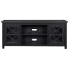 New 🔔 Colton 58 in. Black Grain TV Stand Fits TV's up to 65 in. by Meyer&Cross ❤️ -Outlet Camden Isle Store black grain meyer cross tv stands tv1383 64 1000