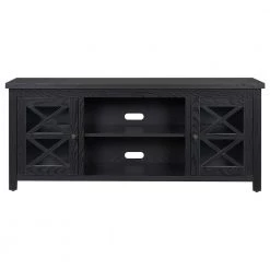 New 🔔 Colton 58 in. Black Grain TV Stand Fits TV's up to 65 in. by Meyer&Cross ❤️