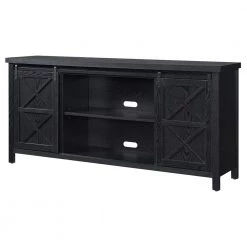 Hot Sale ✨ Elmwood 68 in. Black Grain TV Stand Fits TV's up to 80 in. by Meyer&Cross 🔔