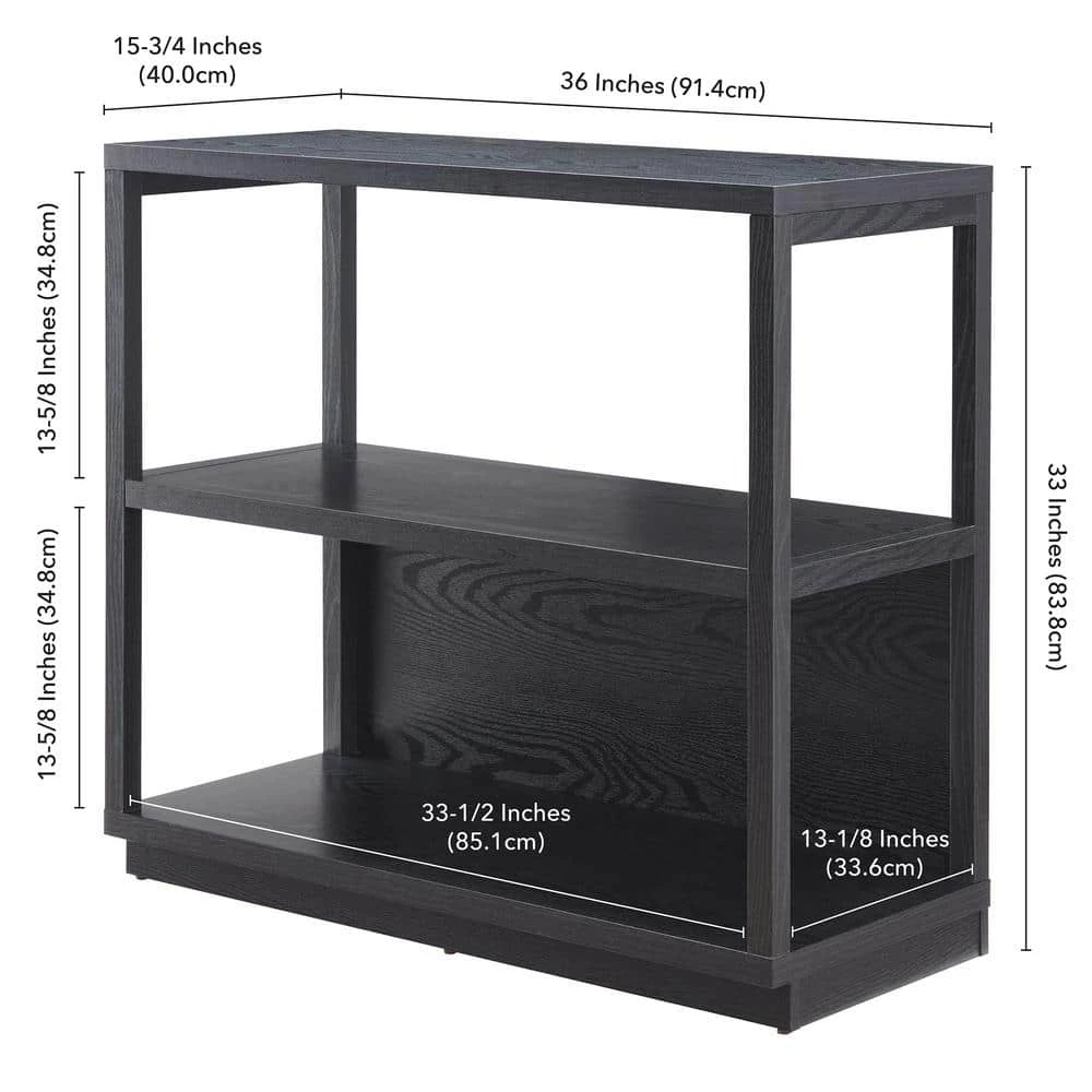 Deals ⭐ Thalia 33 in.3 Shelf Black Standard Bookcase by Meyer&Cross ✨ 9 Deals ⭐ Thalia 33 in.3 Shelf Black Standard Bookcase by Meyer&Cross ✨ - Image 7