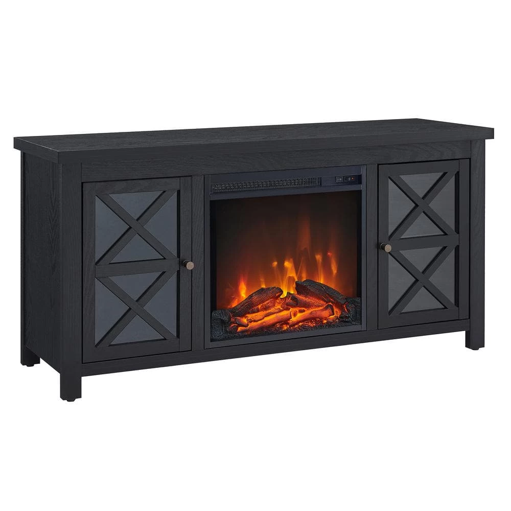 Best reviews of ❤️ Colton 47.75 in. Black TV Stand Fits TV's up to 55 in. with Log Fireplace Insert by Meyer&Cross 😍 3 Best reviews of ❤️ Colton 47.75 in. Black TV Stand Fits TV's up to 55 in. with Log Fireplace Insert by Meyer&Cross 😍