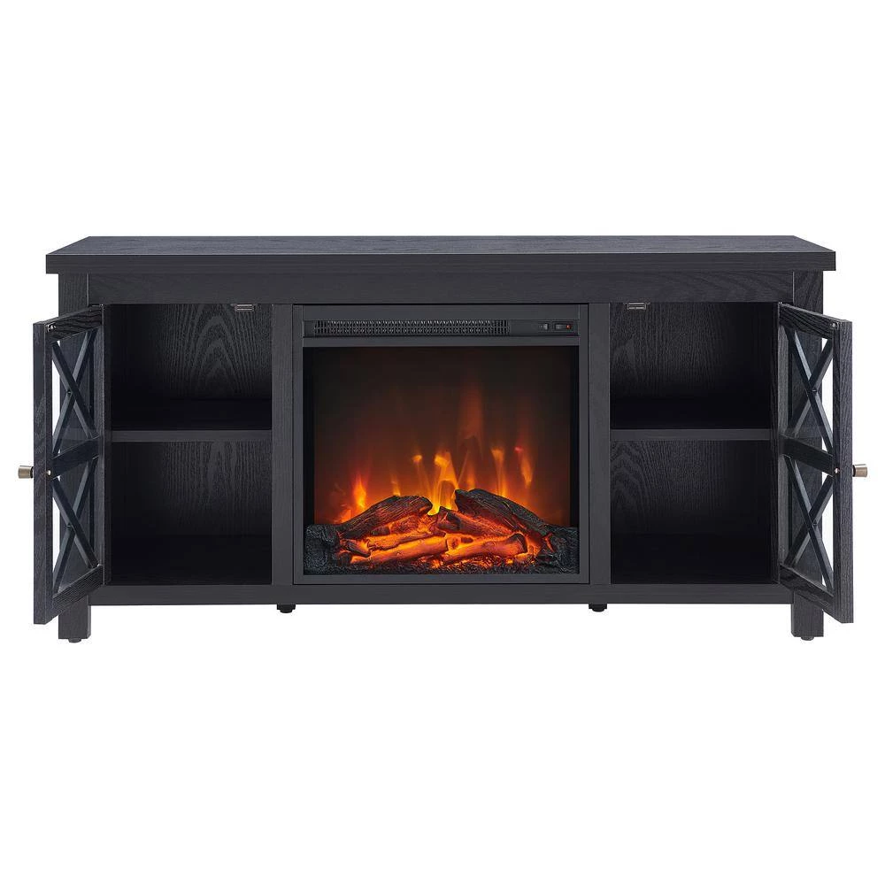 Best reviews of ❤️ Colton 47.75 in. Black TV Stand Fits TV's up to 55 in. with Log Fireplace Insert by Meyer&Cross 😍 5 Best reviews of ❤️ Colton 47.75 in. Black TV Stand Fits TV's up to 55 in. with Log Fireplace Insert by Meyer&Cross 😍 - Image 3
