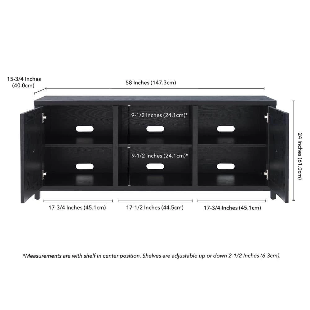 Best Sale ๐ Granger 58 in. Black TV Stand Fits TV's up to 65 in. by Meyer&Cross ๐ฅฐ 9 Best Sale ๐ Granger 58 in. Black TV Stand Fits TV's up to 65 in. by Meyer&Cross ๐ฅฐ - Image 7
