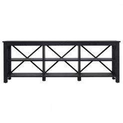 Top 10 🔔 Sawyer 68 in. Black TV Stand Fits TV's up to 80 in. by Meyer&Cross ⭐