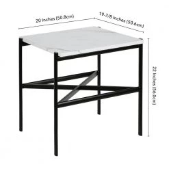 Top 10 👏 Reagan Bronze and Faux Marble Top Geometric Side Table by Meyer&Cross 😀 14 Top 10 👏 Reagan Bronze and Faux Marble Top Geometric Side Table by Meyer&Cross 😀 -Outlet Camden Isle Store blackened bronze and faux marble meyer cross end side tables st0232 a0 1000