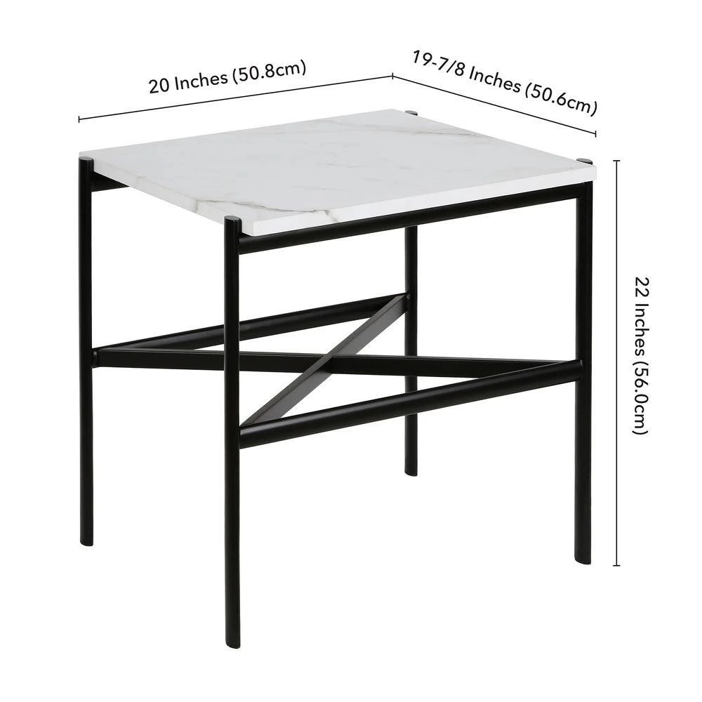 Top 10 👏 Reagan Bronze and Faux Marble Top Geometric Side Table by Meyer&Cross 😀 6 Top 10 👏 Reagan Bronze and Faux Marble Top Geometric Side Table by Meyer&Cross 😀 - Image 4