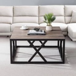 Wholesale 🤩 Jedrek 35 in. Blackened Bronze and Gray Oak Square Particle Board Coffee Table by Meyer&Cross ⌛ 19 Wholesale 🤩 Jedrek 35 in. Blackened Bronze and Gray Oak Square Particle Board Coffee Table by Meyer&Cross ⌛ -Outlet Camden Isle Store blackened bronze gray oak meyer cross coffee tables ct0577 31 1000