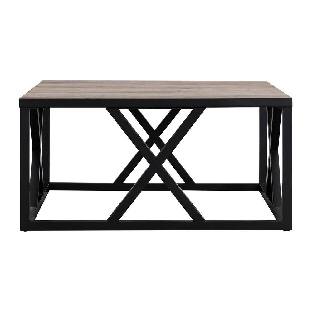 Wholesale 🤩 Jedrek 35 in. Blackened Bronze and Gray Oak Square Particle Board Coffee Table by Meyer&Cross ⌛ 4 Wholesale 🤩 Jedrek 35 in. Blackened Bronze and Gray Oak Square Particle Board Coffee Table by Meyer&Cross ⌛ - Image 2