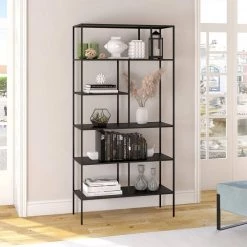 Deals 🤩 Blackened Bronze Winthrop Bookcase by Meyer&Cross 😀 13 Deals 🤩 Blackened Bronze Winthrop Bookcase by Meyer&Cross 😀 -Outlet Camden Isle Store blackened bronze meyer cross bookcases bookshelves bk0345 1f 1000