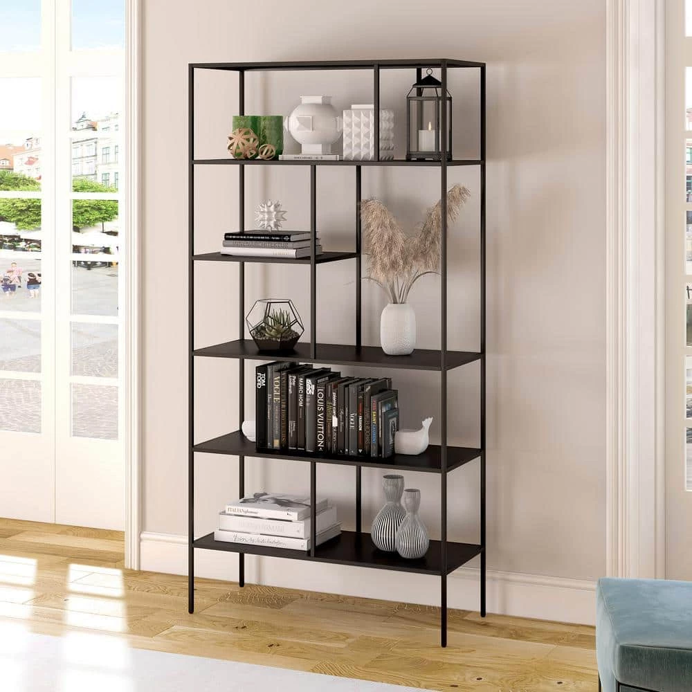 Deals 🤩 Blackened Bronze Winthrop Bookcase by Meyer&Cross 😀 9 Deals 🤩 Blackened Bronze Winthrop Bookcase by Meyer&Cross 😀 - Image 8