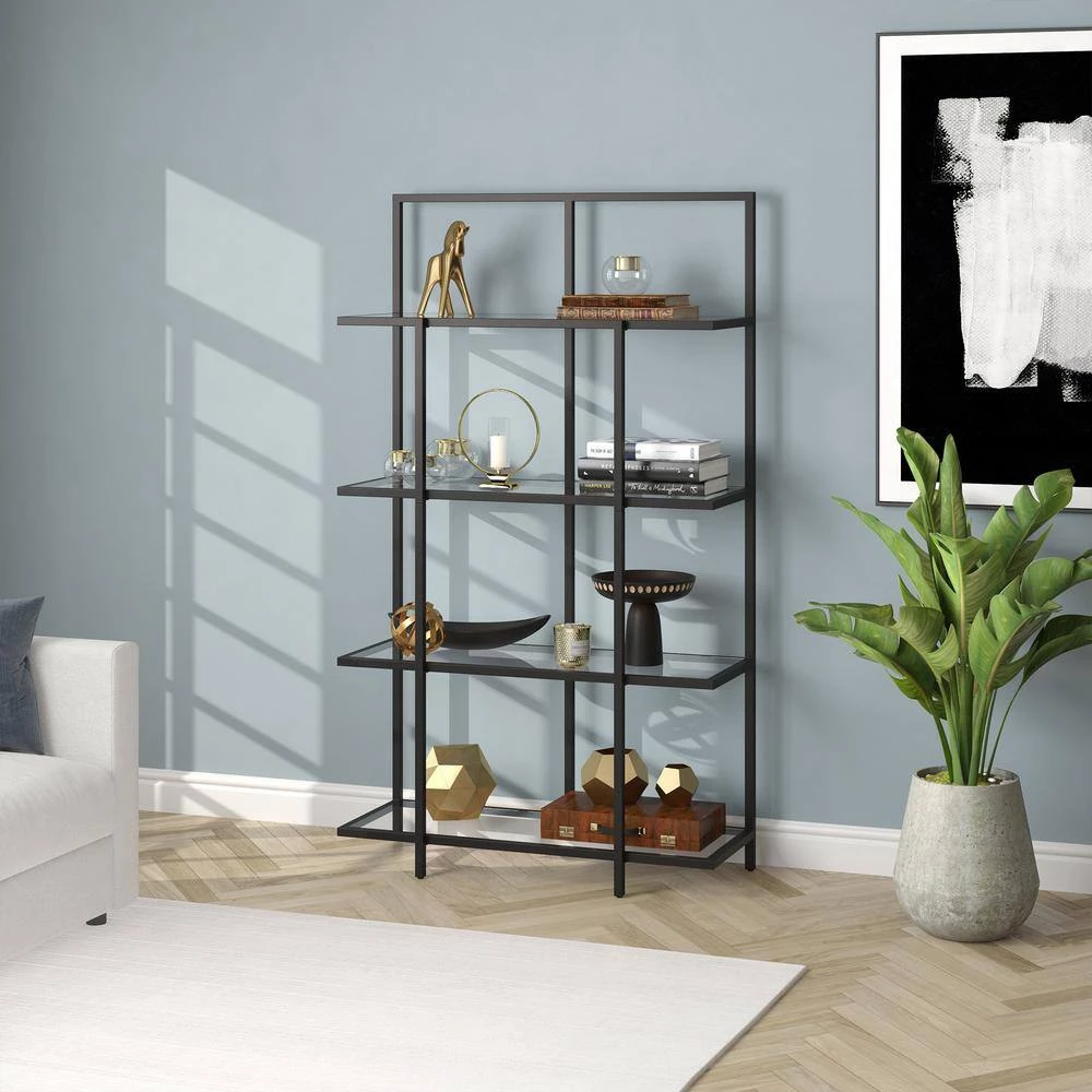 Flash Sale ๐ Ingels 62 in. Blackened Bronze 4-Shelf Standard Bookcase by Meyer&Cross ๐งจ 9 Flash Sale ๐ Ingels 62 in. Blackened Bronze 4-Shelf Standard Bookcase by Meyer&Cross ๐งจ - Image 7
