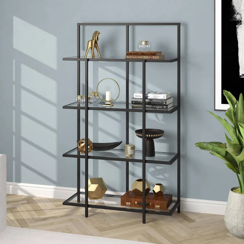 Flash Sale ๐ Ingels 62 in. Blackened Bronze 4-Shelf Standard Bookcase by Meyer&Cross ๐งจ 5 Flash Sale ๐ Ingels 62 in. Blackened Bronze 4-Shelf Standard Bookcase by Meyer&Cross ๐งจ - Image 3