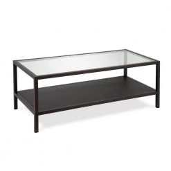Hot Sale 🧨 Rigan 45 in. Blackened Bronze Large Rectangle Glass Coffee Table with Shelf by Meyer&Cross ✔️ 14 Hot Sale 🧨 Rigan 45 in. Blackened Bronze Large Rectangle Glass Coffee Table with Shelf by Meyer&Cross ✔️ -Outlet Camden Isle Store blackened bronze meyer cross coffee tables ct0067 c3 1000