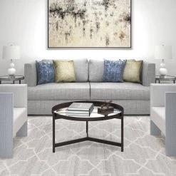 Best deal 🔔 Kismet 36 in. Blackened Bronze Medium Round Glass Coffee Table with Mirrored Top by Meyer&Cross 😀 -Outlet Camden Isle Store blackened bronze meyer cross coffee tables ct0092 1f 1000