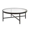 Best reviews of ❤️ Sivil 36 in. Blackened Bronze Medium Round Glass Coffee Table by Meyer&Cross 🥰 -Outlet Camden Isle Store blackened bronze meyer cross coffee tables ct0110 64 1000