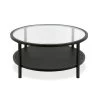 Best deal ๐คฉ Rigan 36 in. Blackened Bronze/Clear Medium Round Glass Coffee Table with Shelf by Meyer&Cross ๐ 1 Best deal ๐คฉ Rigan 36 in. Blackened Bronze/Clear Medium Round Glass Coffee Table with Shelf by Meyer&Cross ๐ -Outlet Camden Isle Store blackened bronze meyer cross coffee tables ct0131 64 1000
