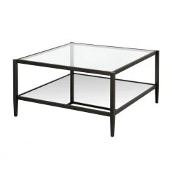 Best deal 👏 Hera 32 in. Blackened Bronze Medium Square Glass Coffee Table with Shelf by Meyer&Cross 🥰 10 Best deal 👏 Hera 32 in. Blackened Bronze Medium Square Glass Coffee Table with Shelf by Meyer&Cross 🥰 -Outlet Camden Isle Store blackened bronze meyer cross coffee tables ct0453 4f 1000