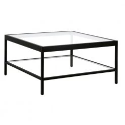 Buy 👏 Alexis 32 in. Blackened Bronze Square Glass Coffee Table by Meyer&Cross 🛒