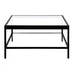 Buy 👏 Alexis 32 in. Blackened Bronze Square Glass Coffee Table by Meyer&Cross 🛒 -Outlet Camden Isle Store blackened bronze meyer cross coffee tables ct0696 c3 1000