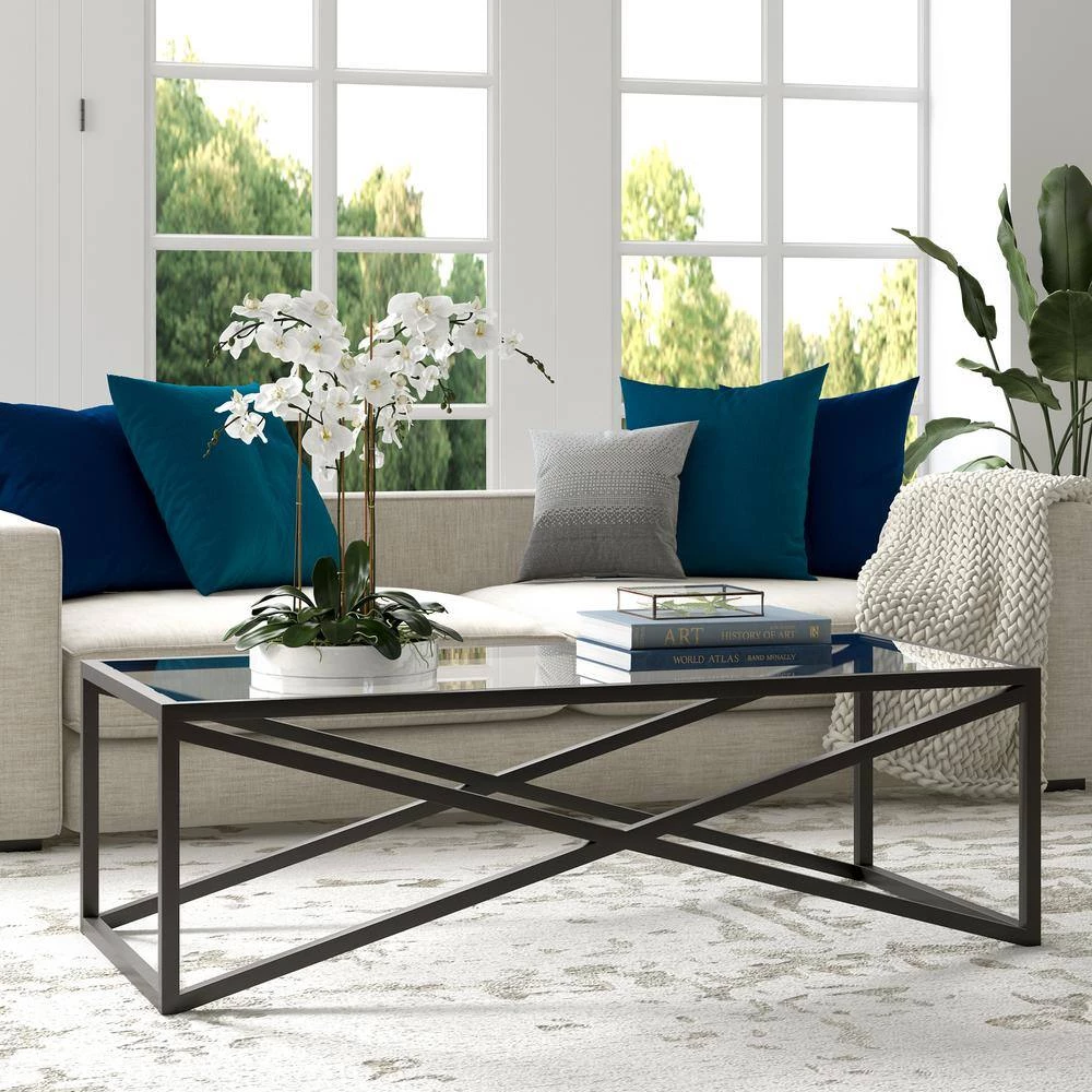Promo ๐ Calix 54 in. Blackened Bronze Rectangle Glass Coffee Table by Meyer&Cross โ๏ธ 6 Promo ๐ Calix 54 in. Blackened Bronze Rectangle Glass Coffee Table by Meyer&Cross โ๏ธ - Image 4