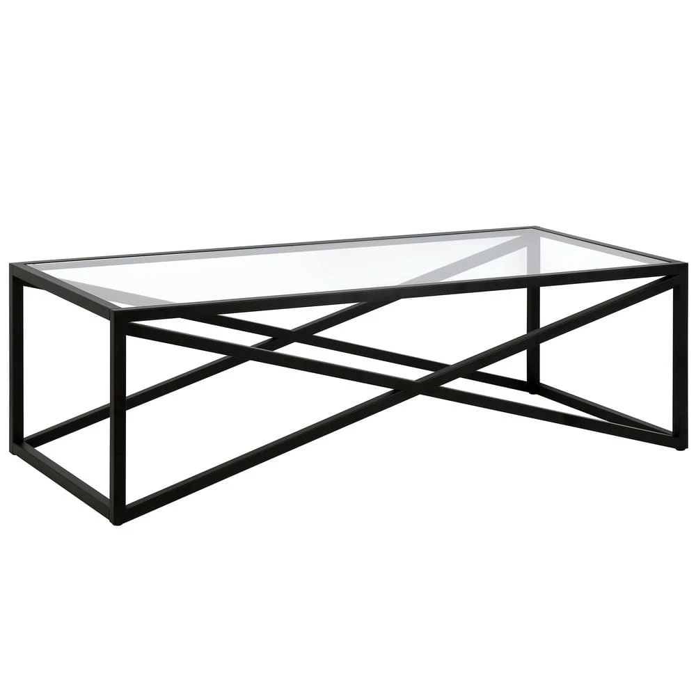 Promo ๐ Calix 54 in. Blackened Bronze Rectangle Glass Coffee Table by Meyer&Cross โ๏ธ 3 Promo ๐ Calix 54 in. Blackened Bronze Rectangle Glass Coffee Table by Meyer&Cross โ๏ธ