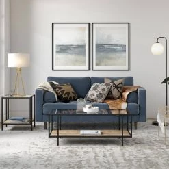 Coupon 😉 Vireo 45 in. Blackened Bronze Rectangle Glass Coffee Table with Limed Oak Shelf by Meyer&Cross 😍 -Outlet Camden Isle Store blackened bronze meyer cross coffee tables ct0940 31 1000