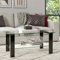 Best deal ✨ Asta 40 in. Blackened Bronze Rectangle Glass Coffee Table by Meyer&Cross ⌛ -Outlet Camden Isle Store blackened bronze meyer cross coffee tables ct0969 fa 1000