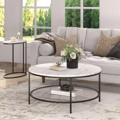 Best deal 🧨 Sivil 36 in. Blackened Bronze Round Faux Marble Coffee Table by Meyer&Cross ❤️ 13 Best deal 🧨 Sivil 36 in. Blackened Bronze Round Faux Marble Coffee Table by Meyer&Cross ❤️ -Outlet Camden Isle Store blackened bronze meyer cross coffee tables ct0999 1f 1000