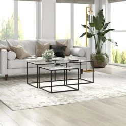 Buy ✨ Kennedy 22 and 50 in.Nested Blackened Bronze Coffee Table Set of 2 with Glass Top by Meyer&Cross 🧨 15 Buy ✨ Kennedy 22 and 50 in.Nested Blackened Bronze Coffee Table Set of 2 with Glass Top by Meyer&Cross 🧨 -Outlet Camden Isle Store blackened bronze meyer cross coffee tables ct1490 c3 1000