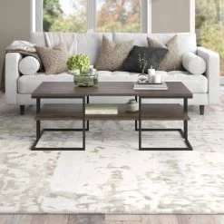 New ✨ Pike 45 in Blackened Bronze and Alder Brown Rectangular Coffee Table by Meyer&Cross 🔥 -Outlet Camden Isle Store blackened bronze meyer cross coffee tables ct1530 4f 1000