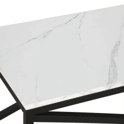 Flash Sale ✨ Calix 46 in. Blackened Bronze Rectangular Coffee Table with Faux Marble Top by Meyer&Cross 👏 19 Flash Sale ✨ Calix 46 in. Blackened Bronze Rectangular Coffee Table with Faux Marble Top by Meyer&Cross 👏 -Outlet Camden Isle Store blackened bronze meyer cross coffee tables ct1563 fa 1000