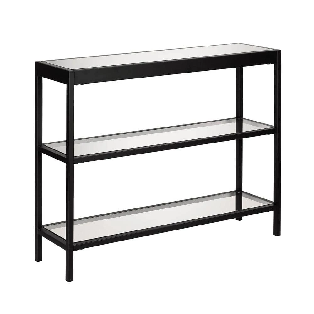 Budget ๐คฉ Alexis 36 in. Bronze Standard Rectangle Glass Console Table with Storage by Meyer&Cross ๐ฏ 4 Budget ๐คฉ Alexis 36 in. Bronze Standard Rectangle Glass Console Table with Storage by Meyer&Cross ๐ฏ - Image 2