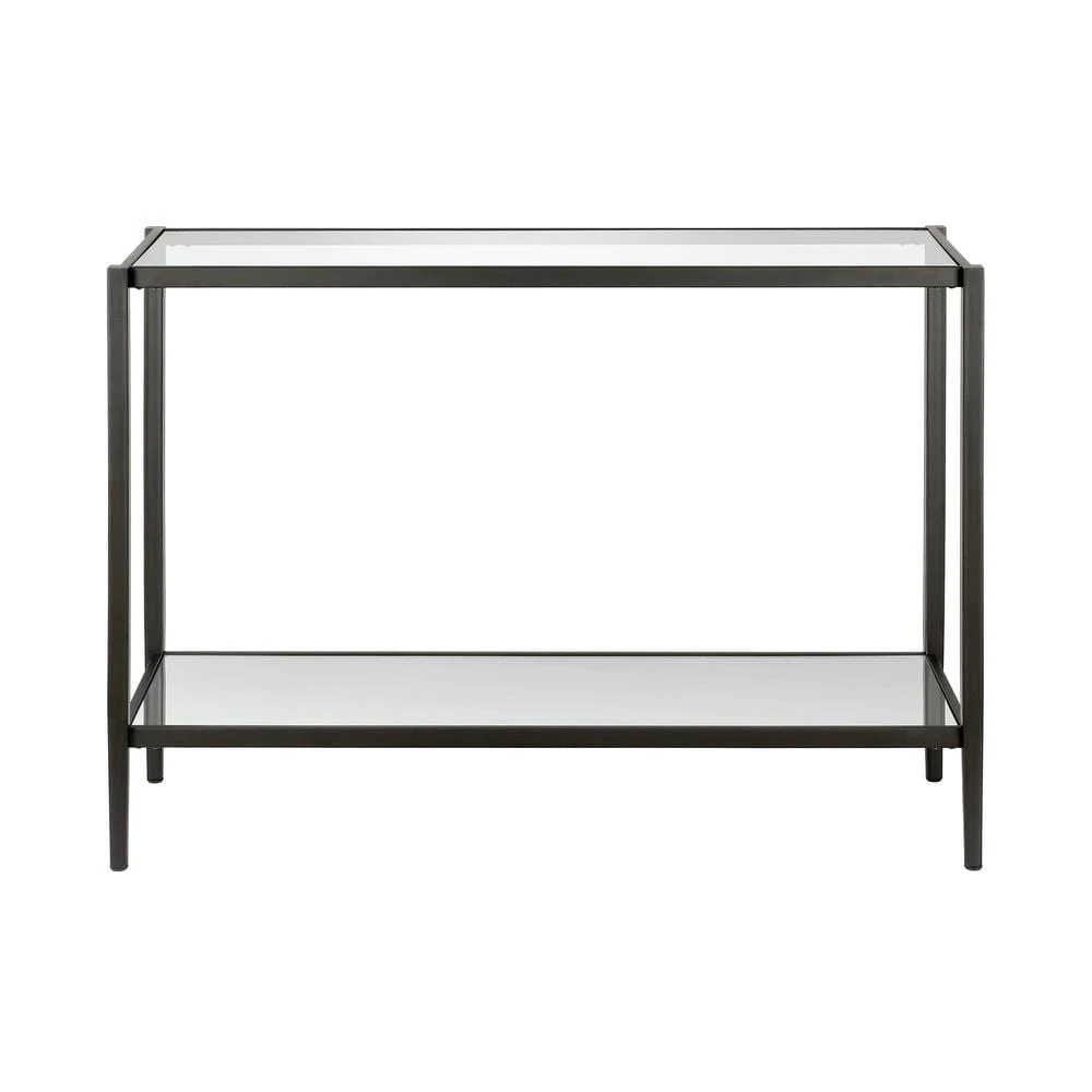Brand new ✨ Hera 42 in. Blackened Bronze Standard Rectangle Mirrored Console Table with Storage by Meyer&Cross 😉 7 Brand new ✨ Hera 42 in. Blackened Bronze Standard Rectangle Mirrored Console Table with Storage by Meyer&Cross 😉 - Image 5