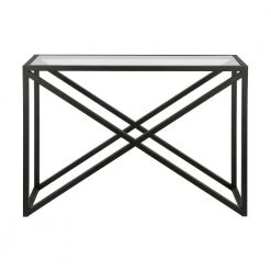 Best reviews of ✔️ Calix 42 in. Blackened Bronze Rectangle Glass Console Table by Meyer&Cross ❤️ -Outlet Camden Isle Store blackened bronze meyer cross console tables at0257 4f 1000